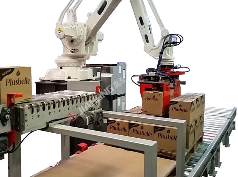 Automatic stacker in daily chemical industry