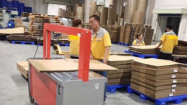 Single packing of corrugated box